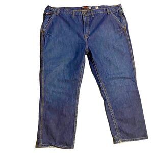 ARIAT FR Cat 2 Men’s Sz 50 x 30 Dark Denim Carpenter Low Rise M4 Bootcut Jeans